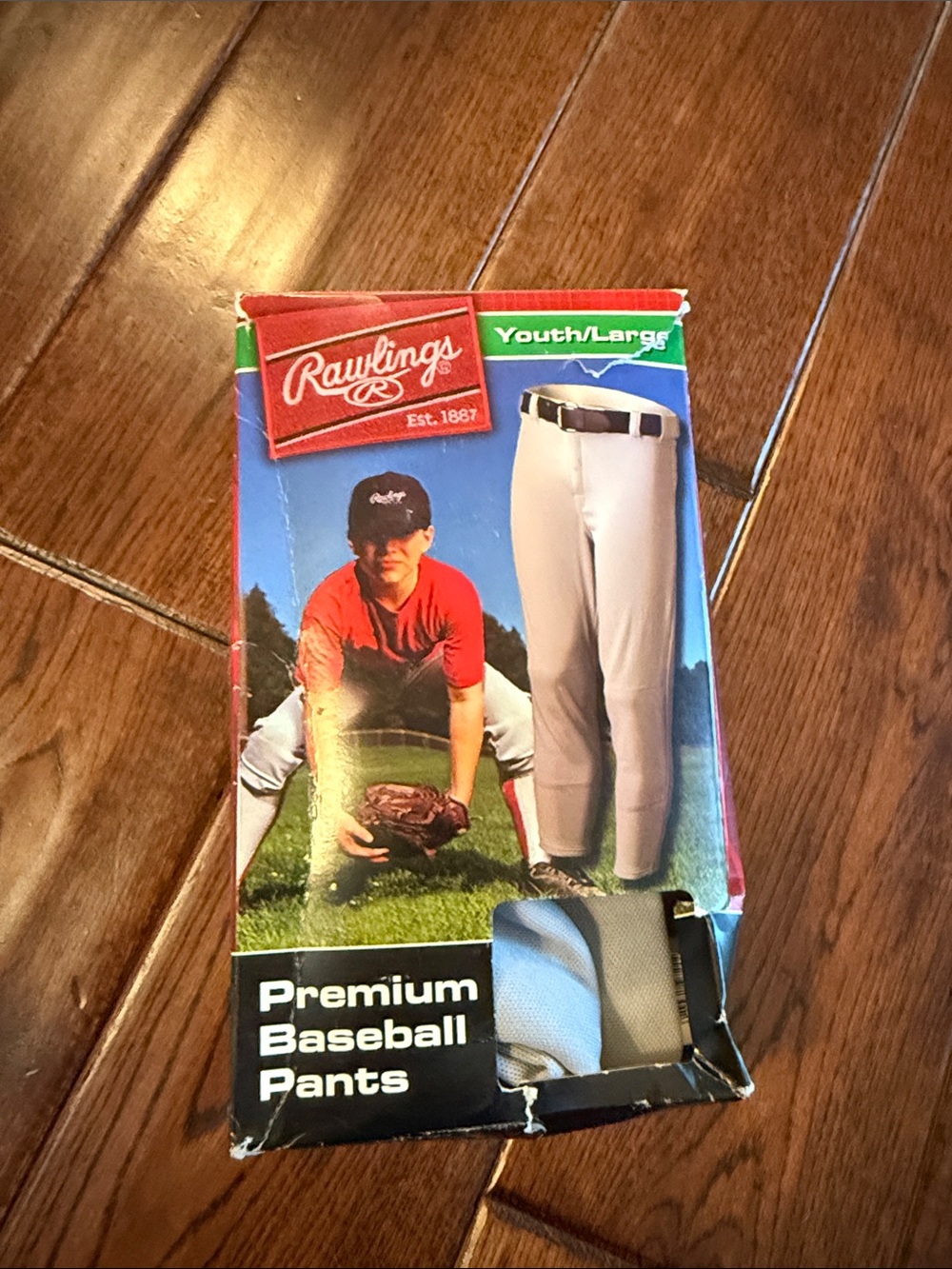Rawlings Youth Baseball Pants with Elastic Cuffs